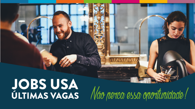 Como trabalhar e estudar inglês nos EUA. Jobs USA. Últimas vagas!